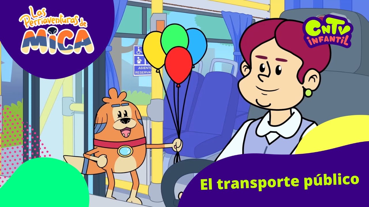 El transporte público - Las perriaventuras de Mica