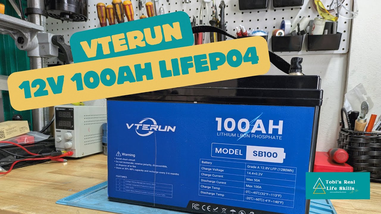 VTERUN 12 V 100Ah LiFePO4 Battery Teardown