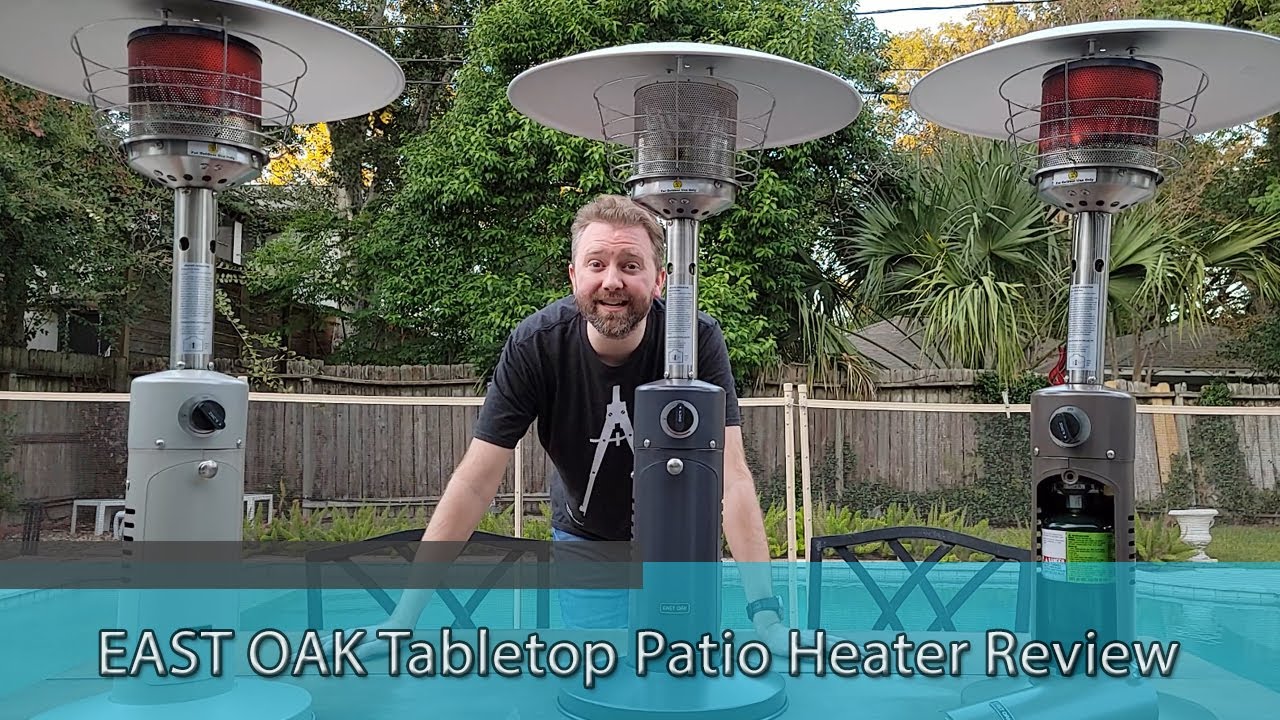 GREAT PATIO HEATER FOR YOUR TABLE - East Oak Tabletop Patio Heater Review