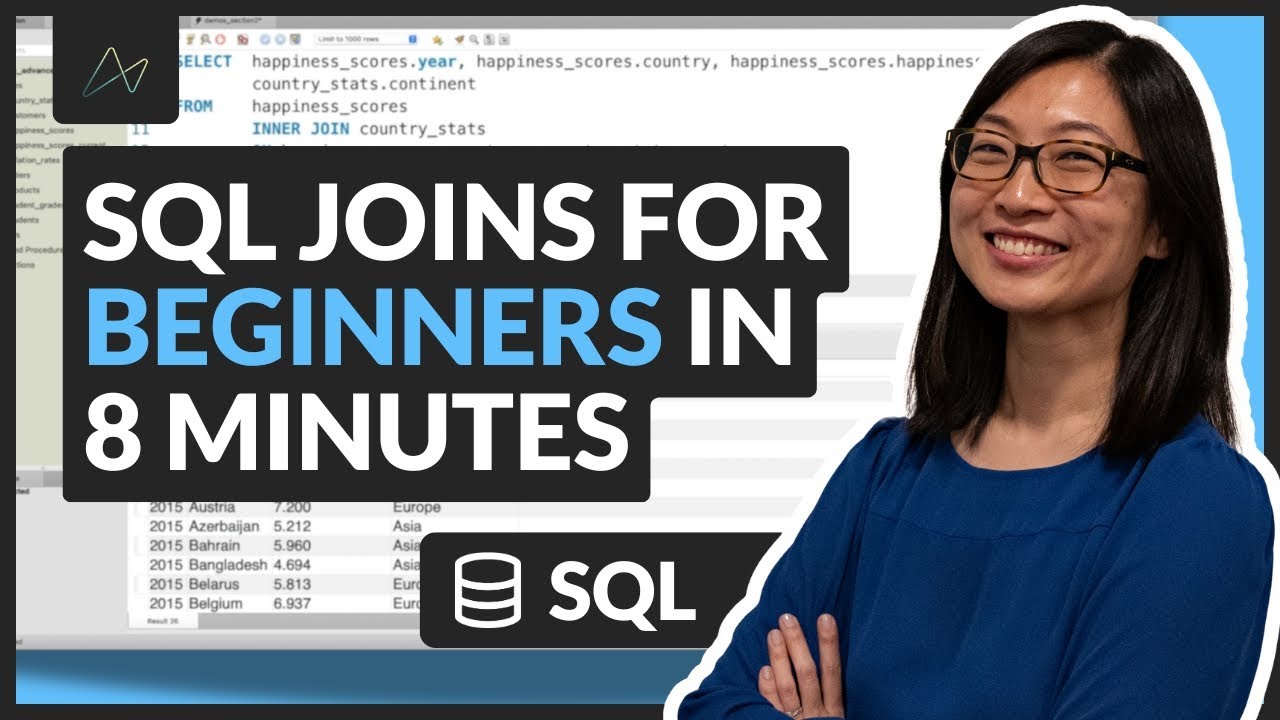 Как объединять таблицы в SQL | Подробное объяснение | Начинающим — здесь!