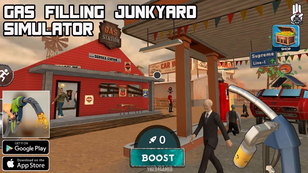 Gas Filling Junkyard Simulator 2024 (New Update) Gameplay Android,iOS #01