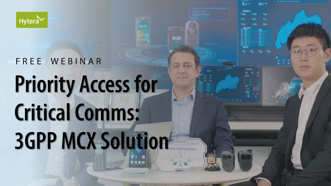 Free Webinar | Priority Access for Critical Comms: 3GPP MCX Solution