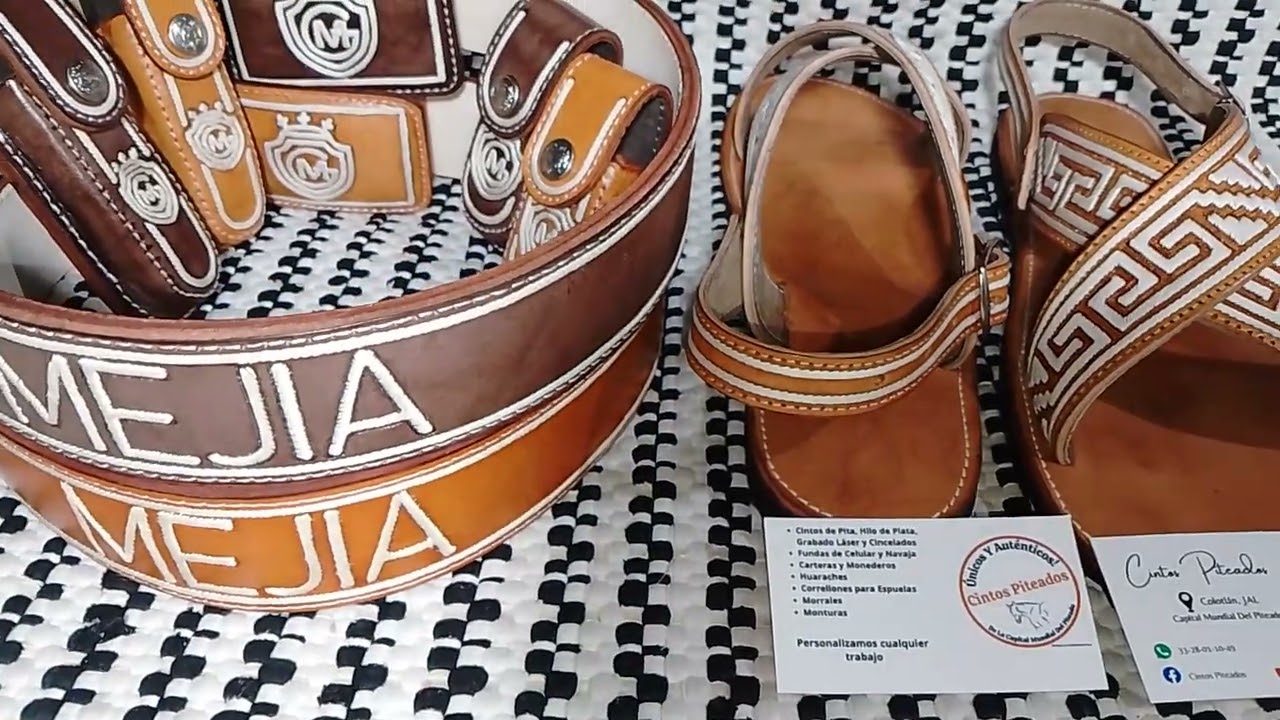 CINTOS Y HUARACHES PITEADOS 🤠