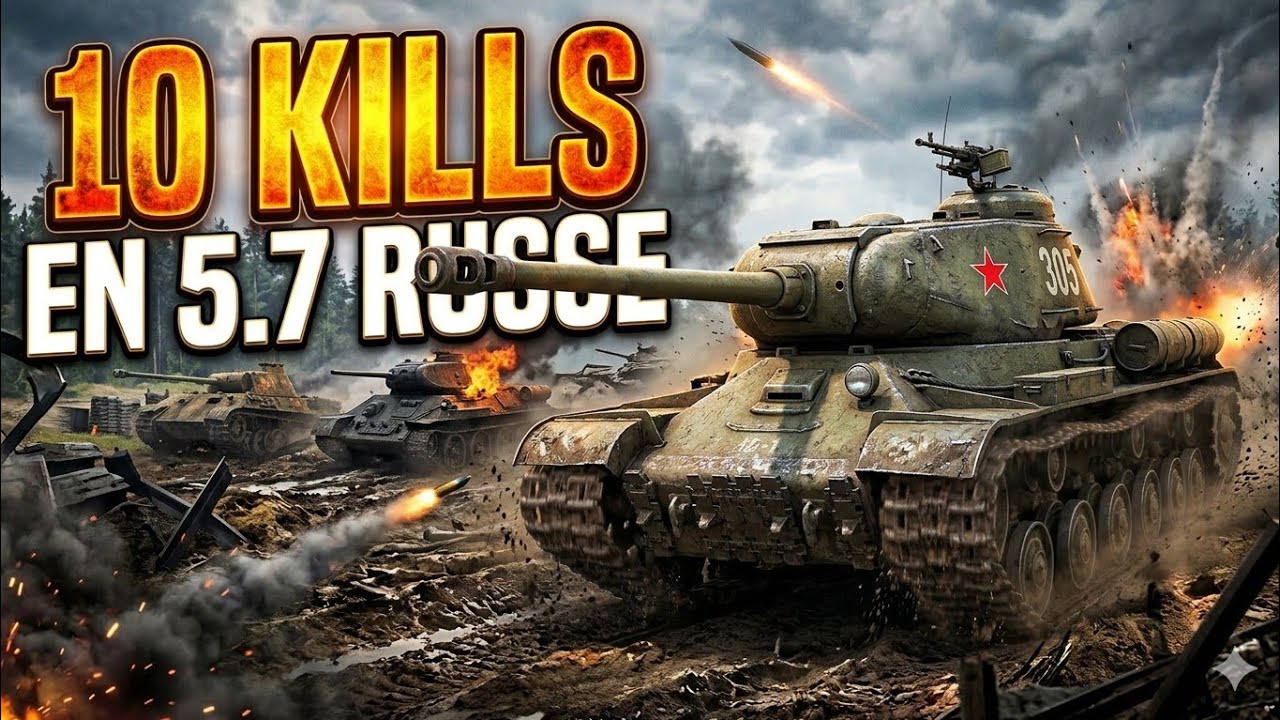 Warthunder: Gameplay Russe 5.7 10 kills