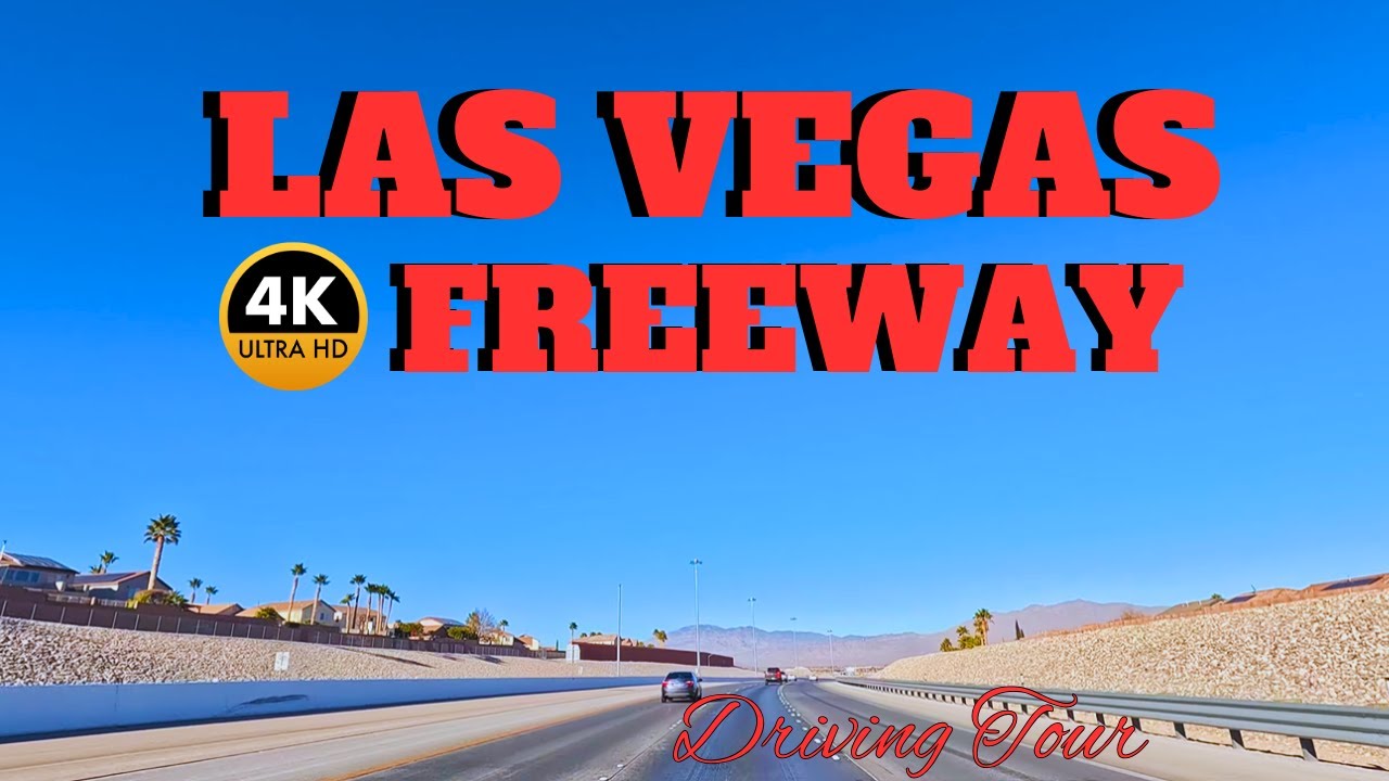 🚗 Scenic Drive on Freeway 215 | Las Vegas, Nevada in 4K |  2025