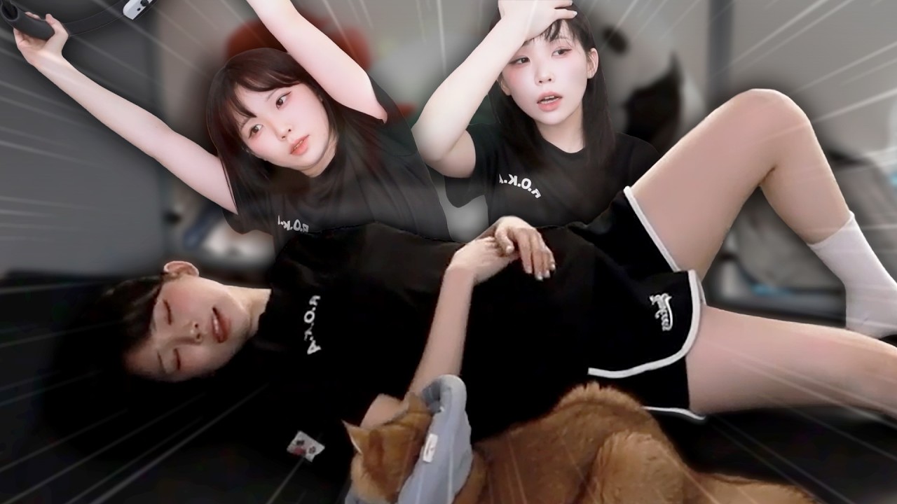 4시간 동안 안 쉬고 링피트하기