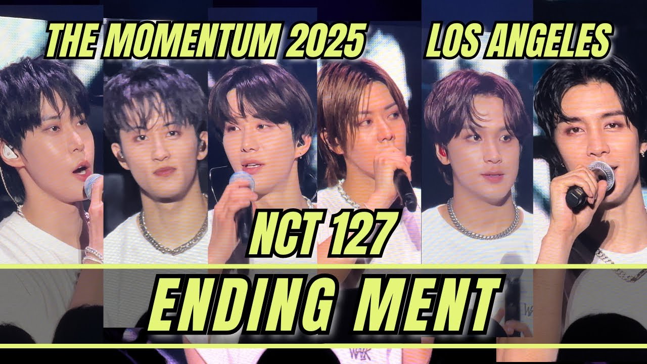 NCT 127 Ending Ment Neo City The Momentum Tour in LA Los Angeles 2025 #nct127 #kpop #nct