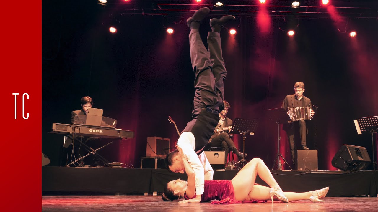 Tango escenario: Fl&aacute;via Morari and Gaetan Collaert, 3/12/2022, CC Rixensart 2
