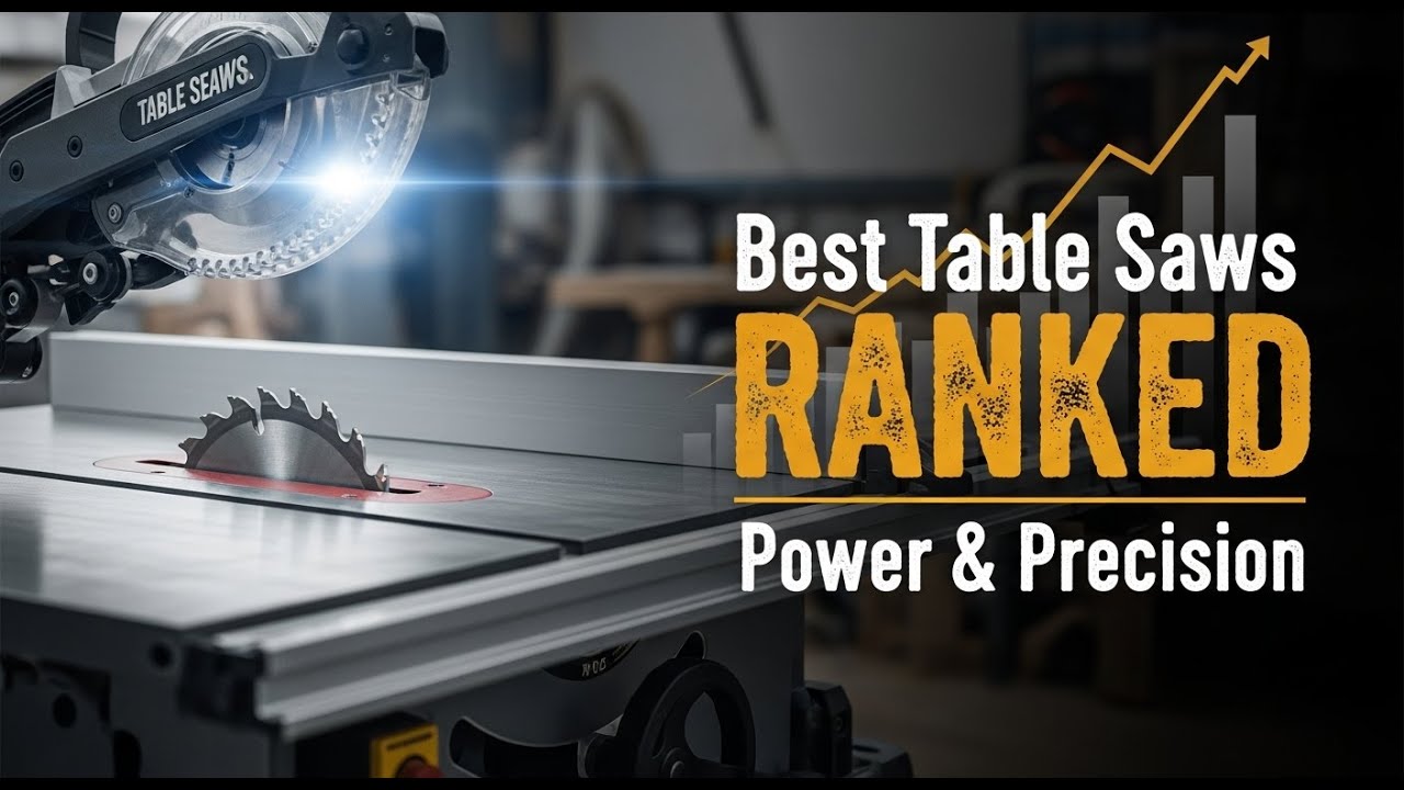 TOP 5 Best Table Saws RANKED for Power PRECISION 2026