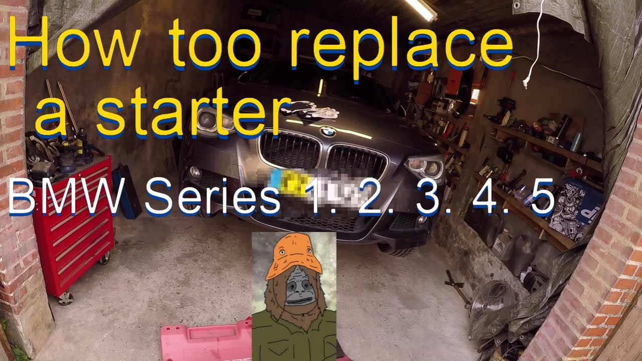 BMW starter replacement Series 1 to 5