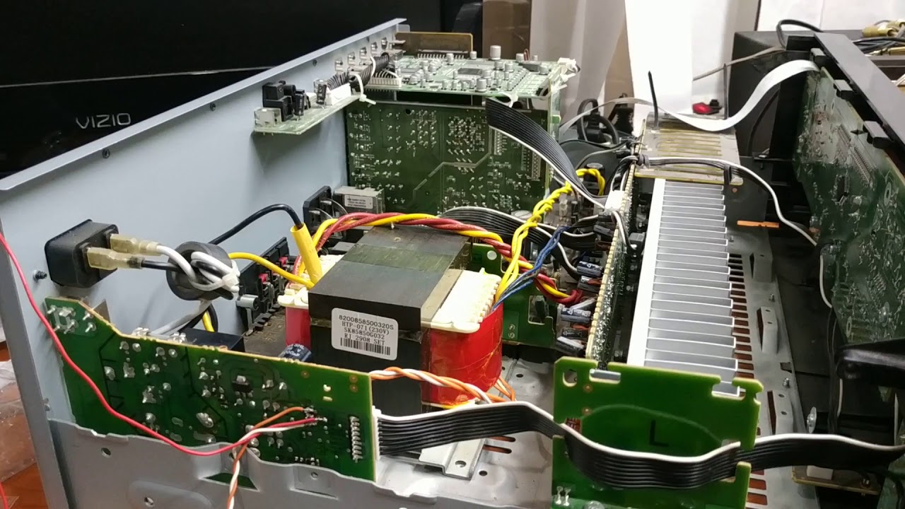 Ремонт усилителя ресивера Pioneer VSX-322 - не включается