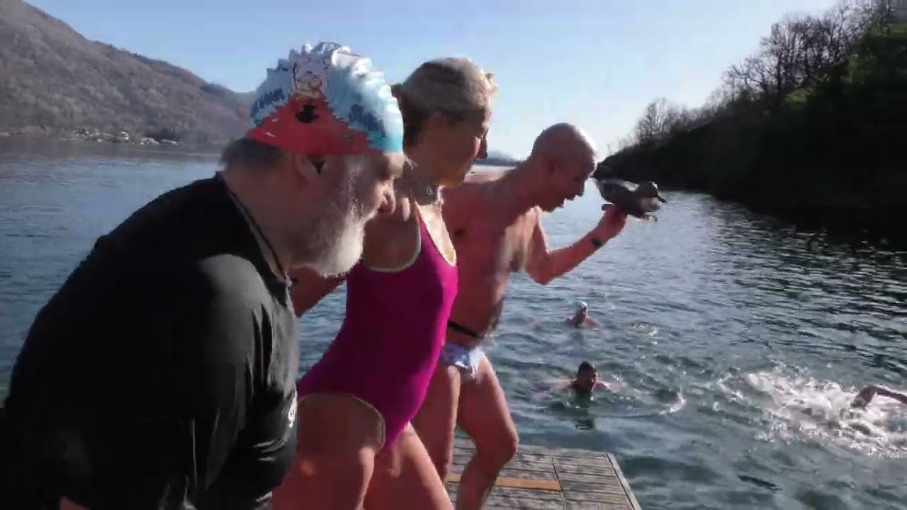 Mergozzo, tuffo da record per 104!