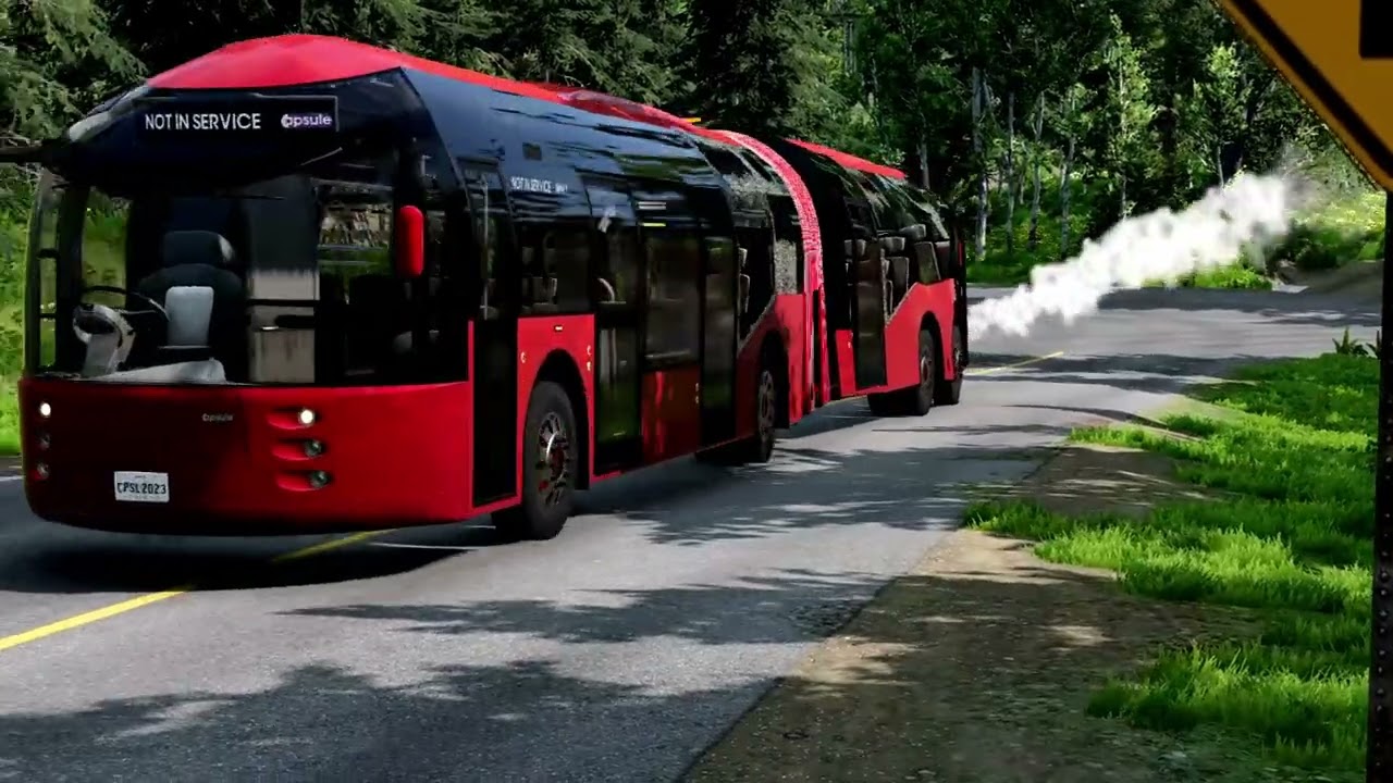 Longest Bus Drive in Beautiful Mountain Garden | BeamNG Drive Realistic Bus Simulation