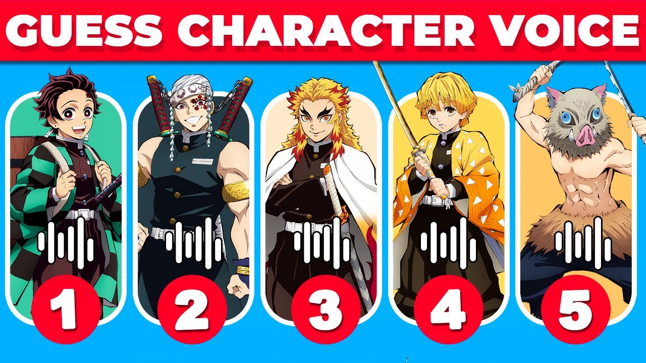 Guess the Demon Slayer Characters by VOICE | Demon Slayer Quiz