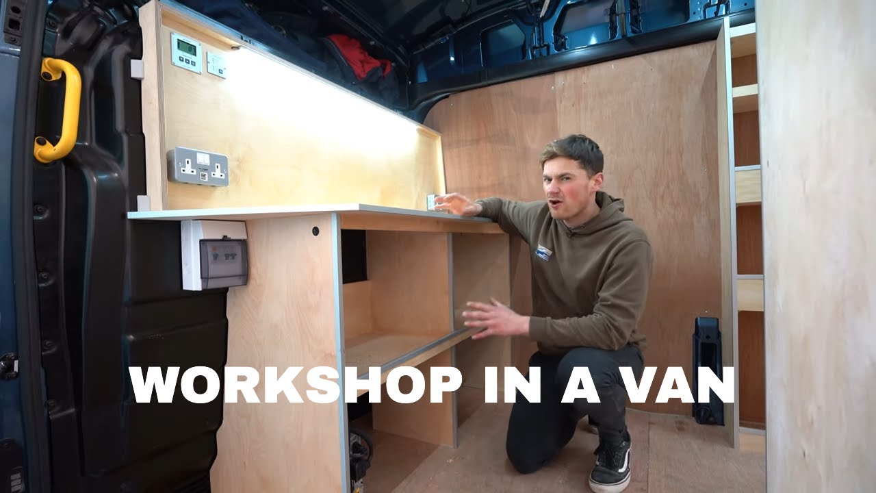 We built a FORD TRANSIT work van?! - The Ultimate Workshop on Wheels