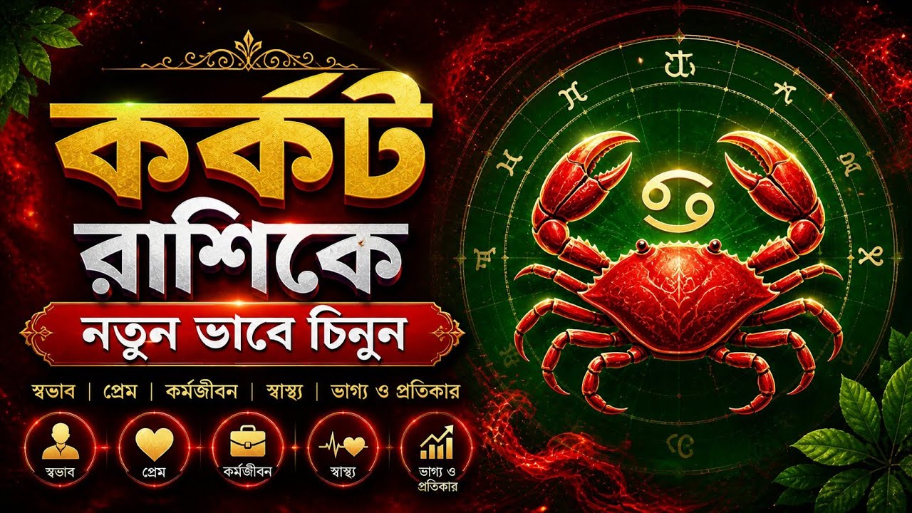 কর্কট রাশিকে নতুন ভাবে চিনুন | karkat rashifall bangla | cancer personality | #কর্কটরাশি