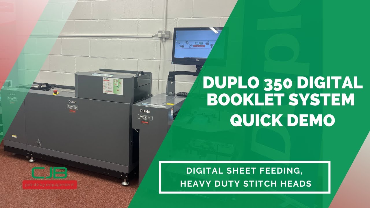 Duplo 350 Digital Booklet System - Quick Demo