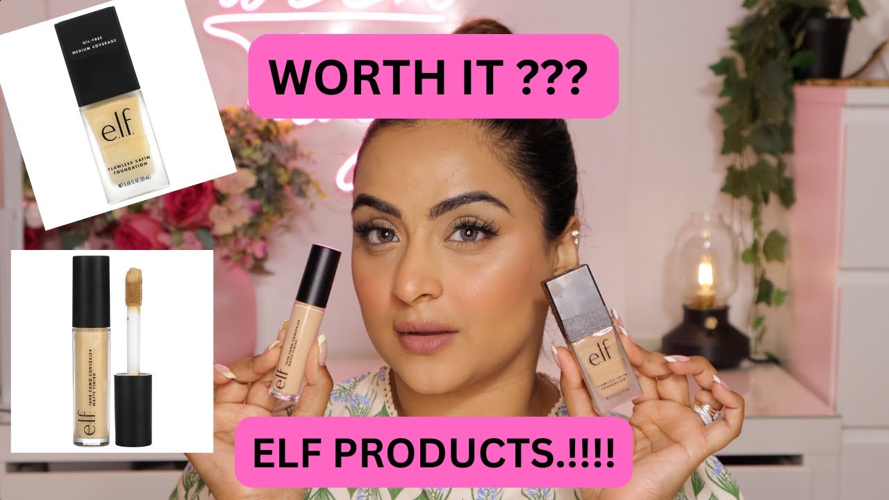 Does it live up to the HYPE?! ELF foundation and concealer application and review