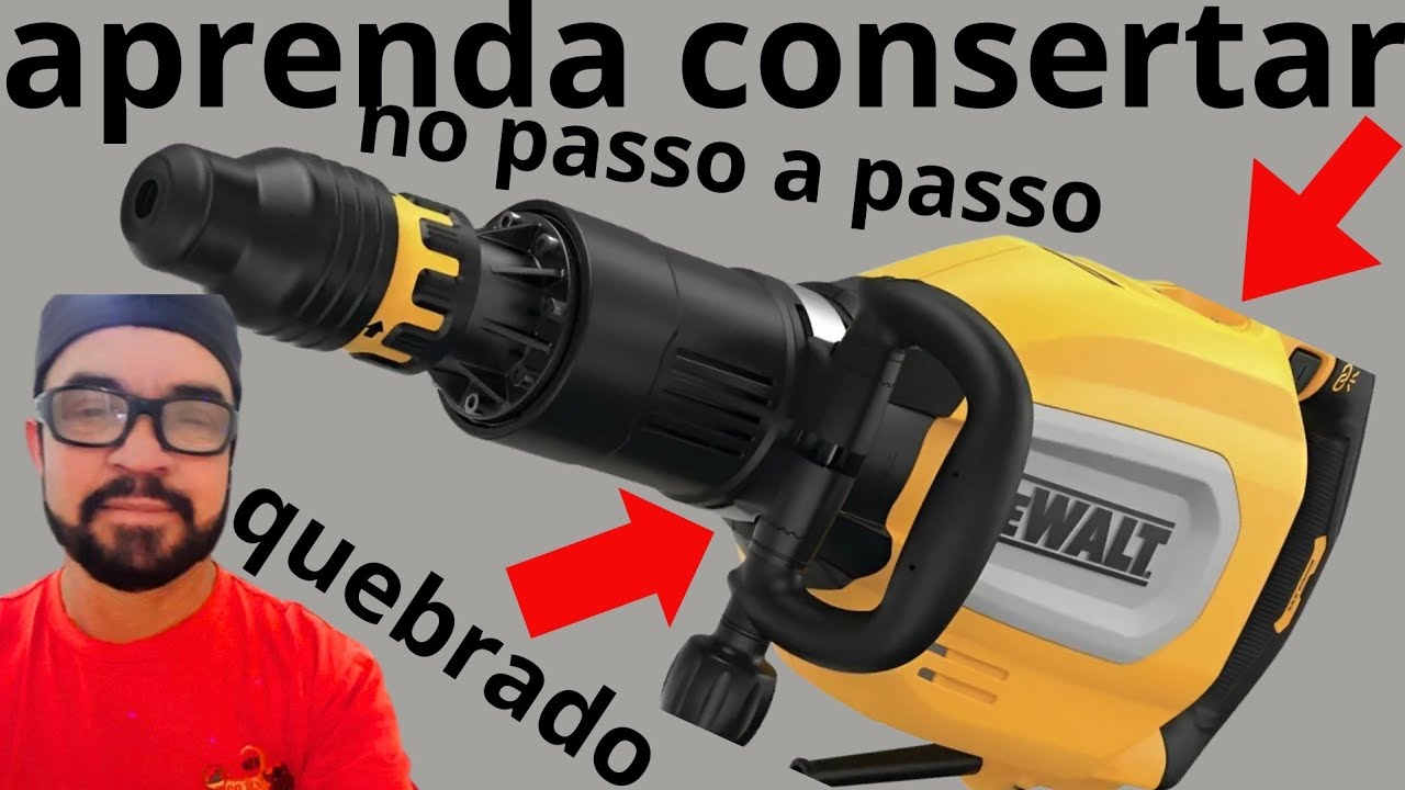 Aprenda consertar martelo dewalt no passo a passo