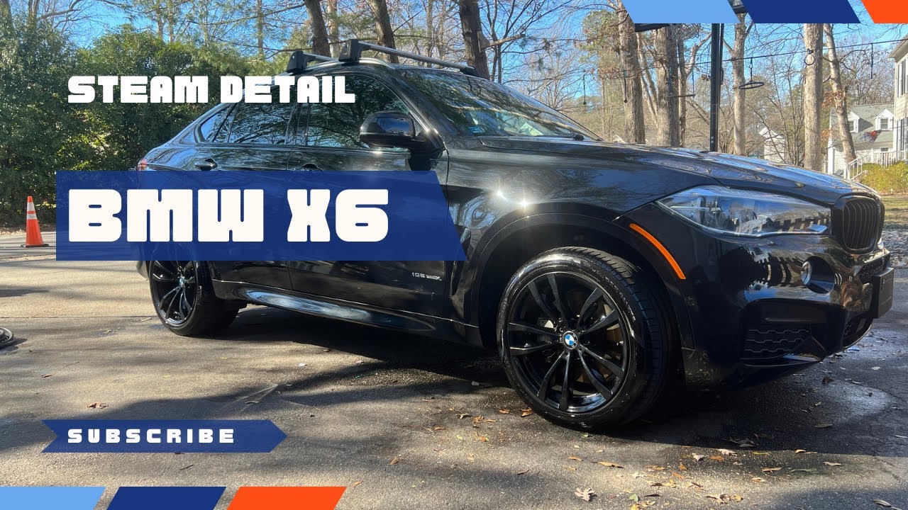 BMW X6 Steam detail | Mobile Detailing Richmond Va