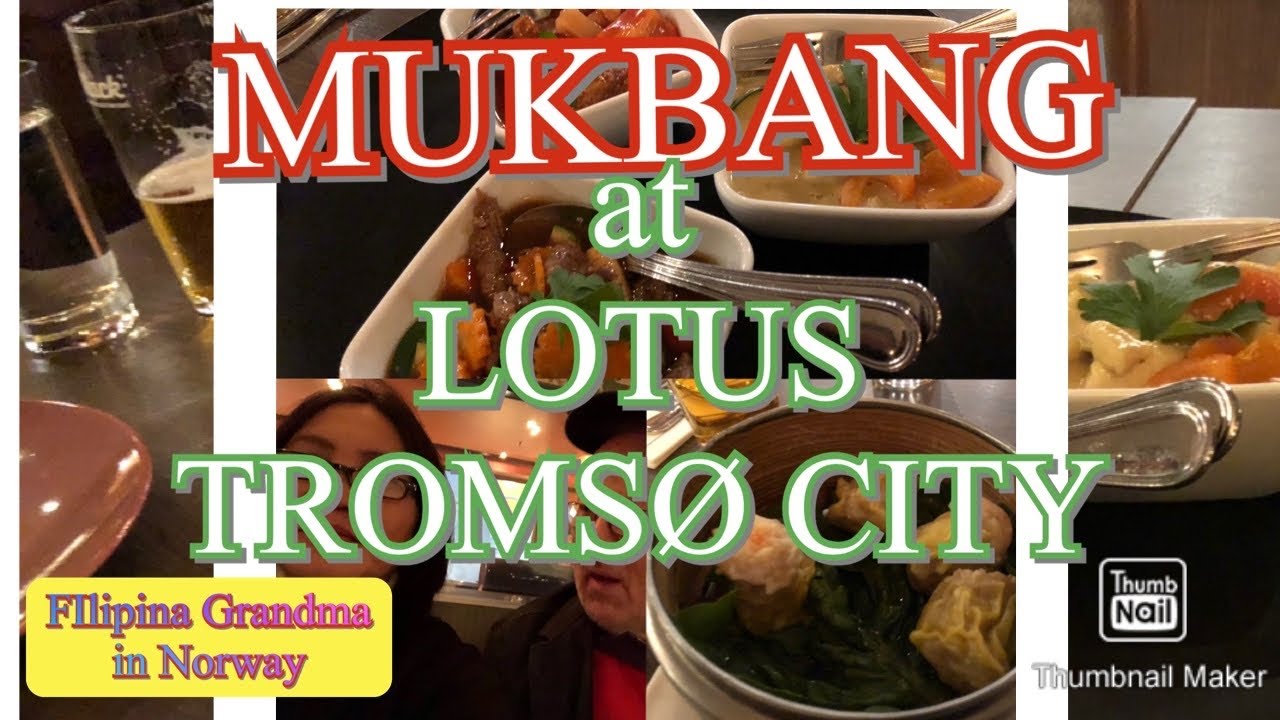 Where to eat in Tromsø | MUKBANG || DINE - IN AT LOTUS RESTAURANT IN TROMSØ CITY Norway