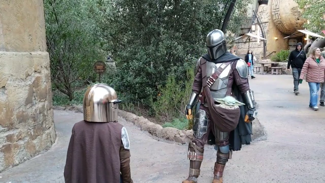 Mando meets Mando and Grogu