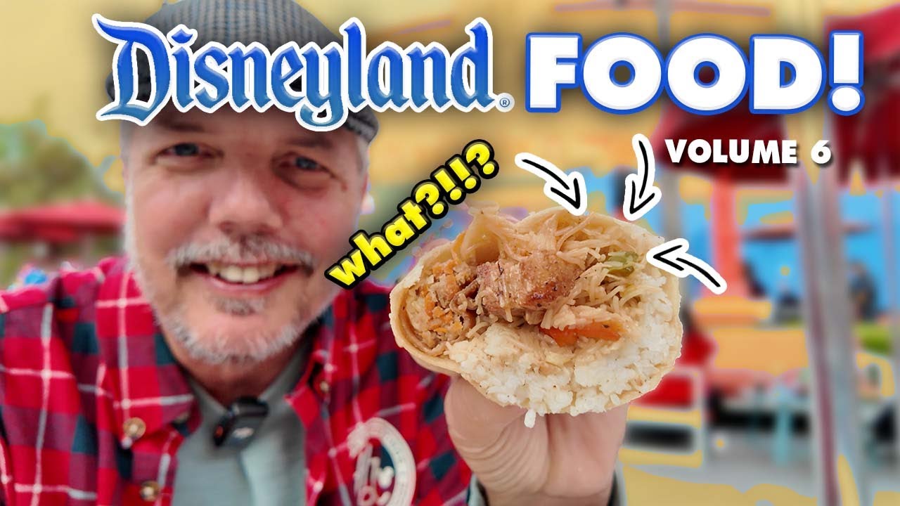 That burrito was FREAKING amazing!! | Everything we ate at Disneyland in November