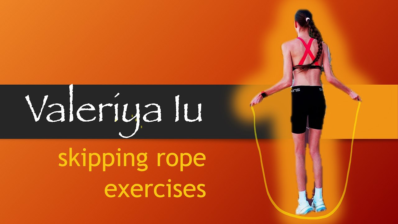 Skipping rope exercises by Valeriya