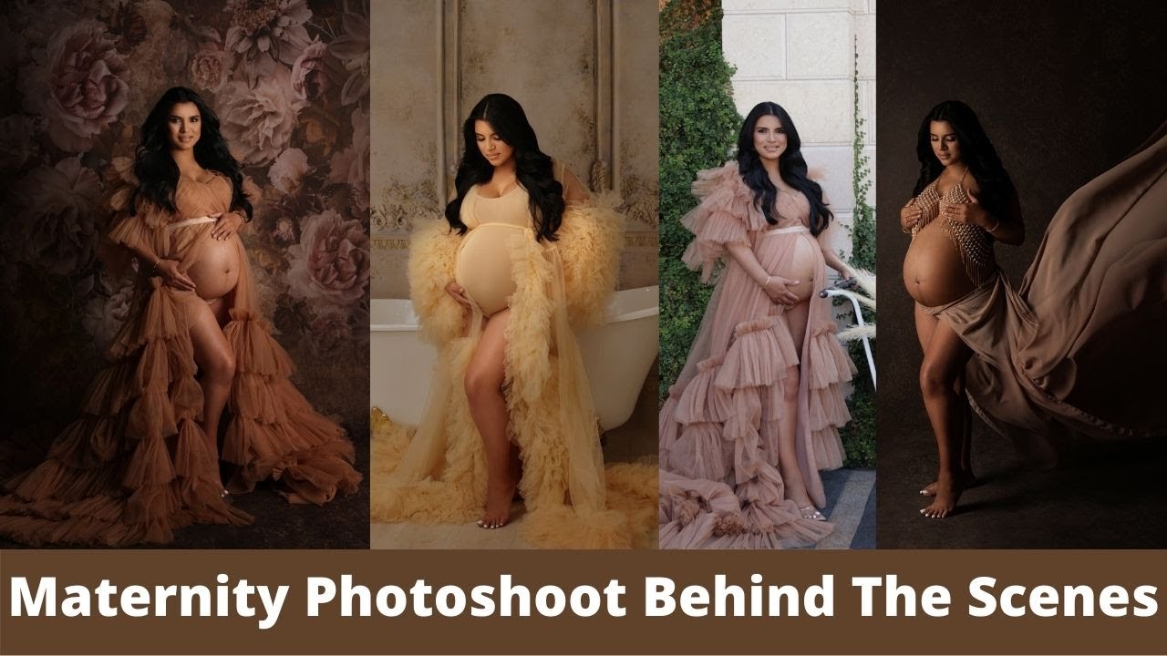 Maternity Photo Shoot, studio pregnancy portrait photography