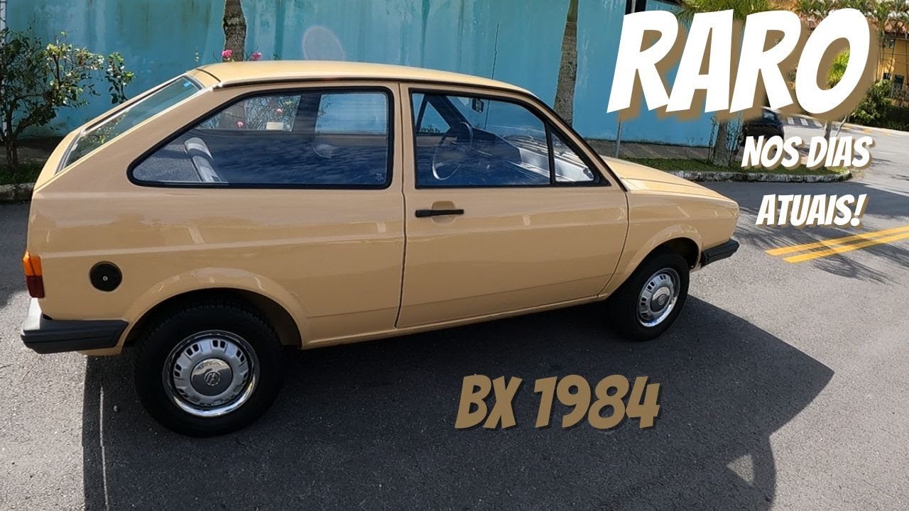 GOL BX 1984 | VERSÃO RARA DA VW