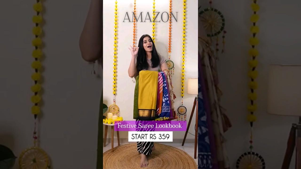 6 Amazon Festive Saree you must try starts rs 359 only