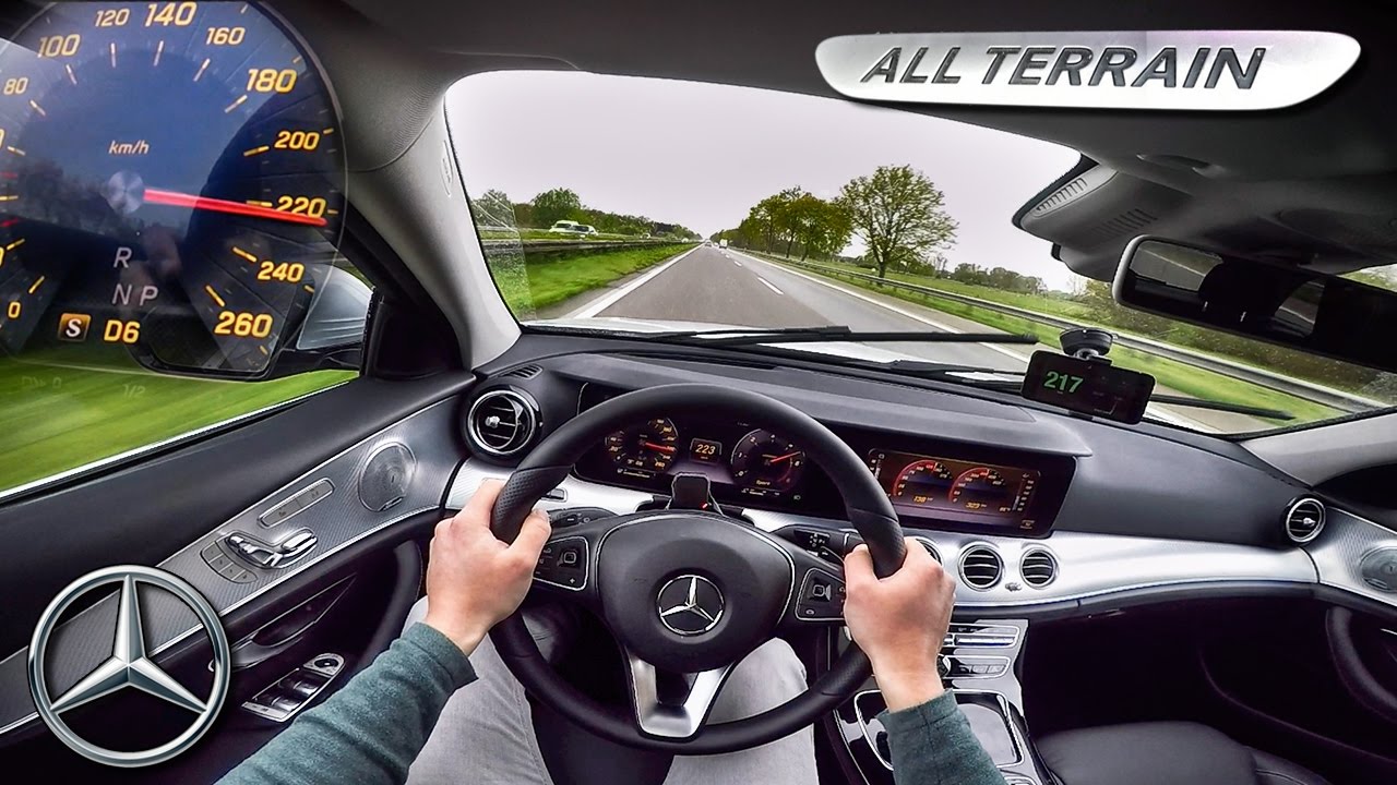 Mercedes Benz E Class ALL TERRAIN 220d AUTOBAHN POV by AutoTopNL