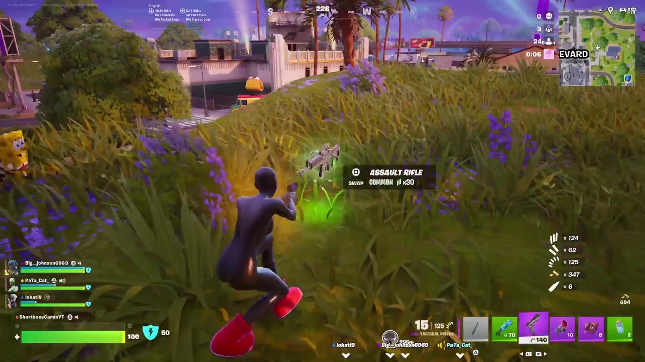 Fortnite ps5 Gameplay Jamaica Worst squad