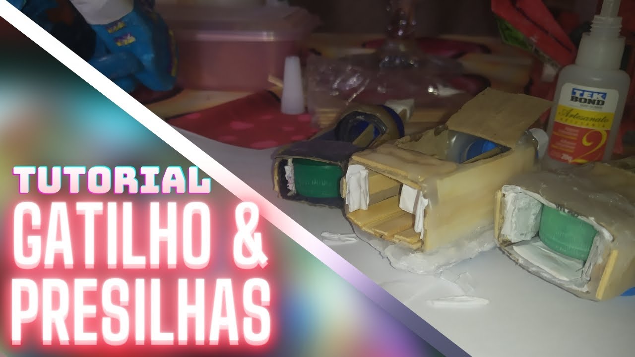 Tutorial Bottle man DX - parte 2 | presilhas e gatilhos, finalmente podemos atirar!!