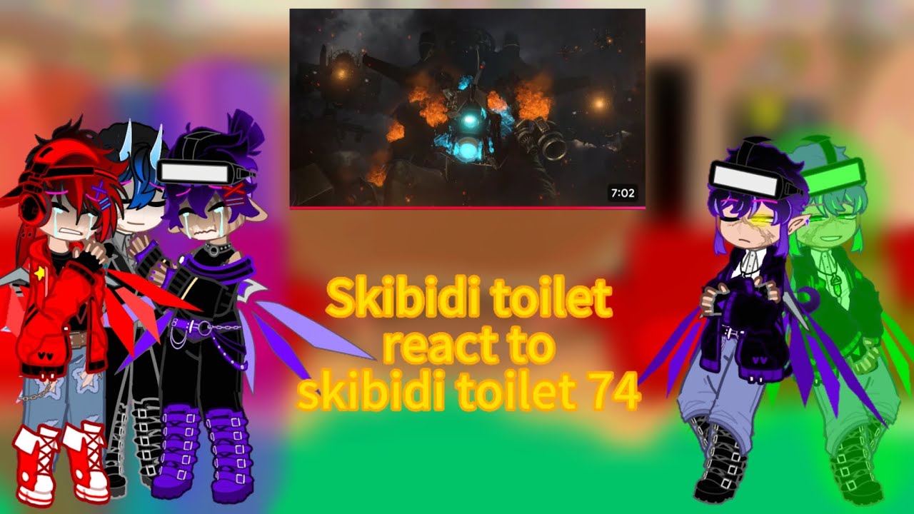 Skibidi toilet titan react to skibidi toilet 74 ||@DaFuqBoom||