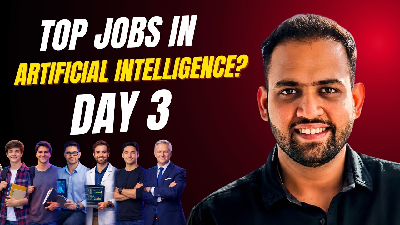 Top AI Jobs You Can Prepare | AI Careers Explained | Day 3 – 100 Days of AI