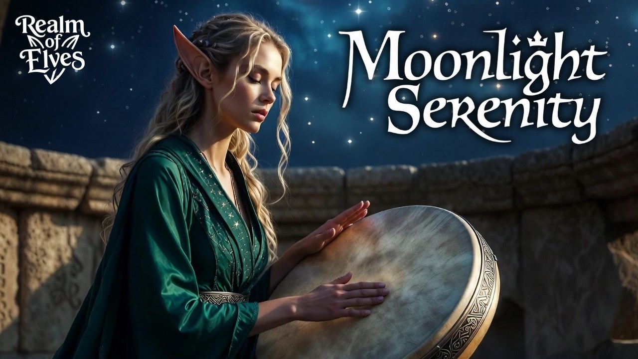Moonlight Serenity | 1 Hour Fantasy Ambience Instrumental Music for Relaxing & Sleep