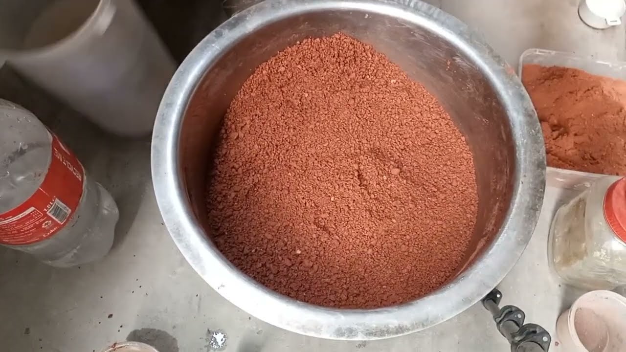 Specially 4 RM Asmr🥰Red concrete tutorial How i make without cement #asmr #AR asmr