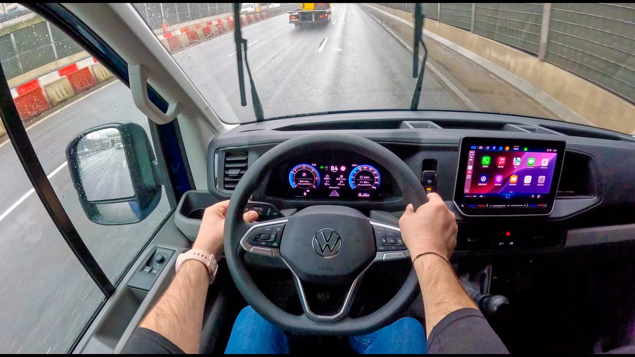 NEW Volkswagen Crafter 2025 (2.0 TDI 140 hp) | POV Test Drive #2349 Joe Black