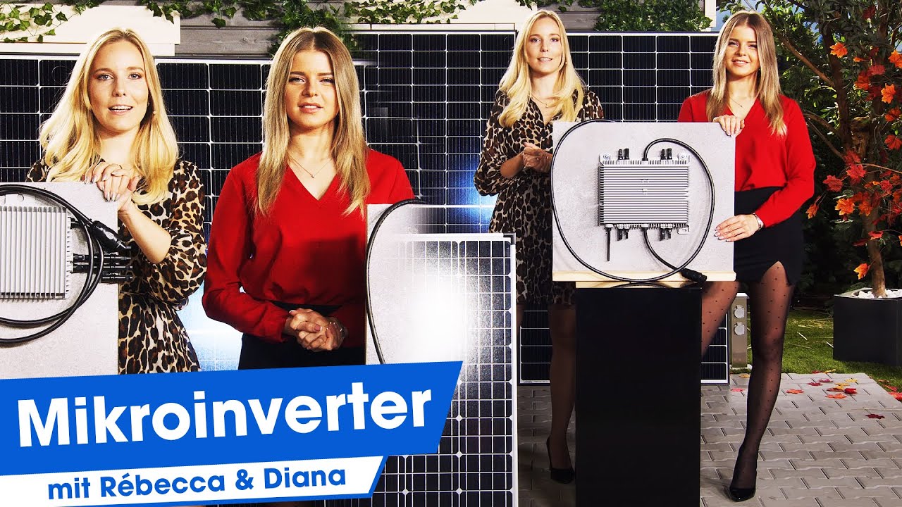 Rébecca Claude und Diana präsentieren die beliebtesten Mikroinverter im November 2022 bei PEARL TV