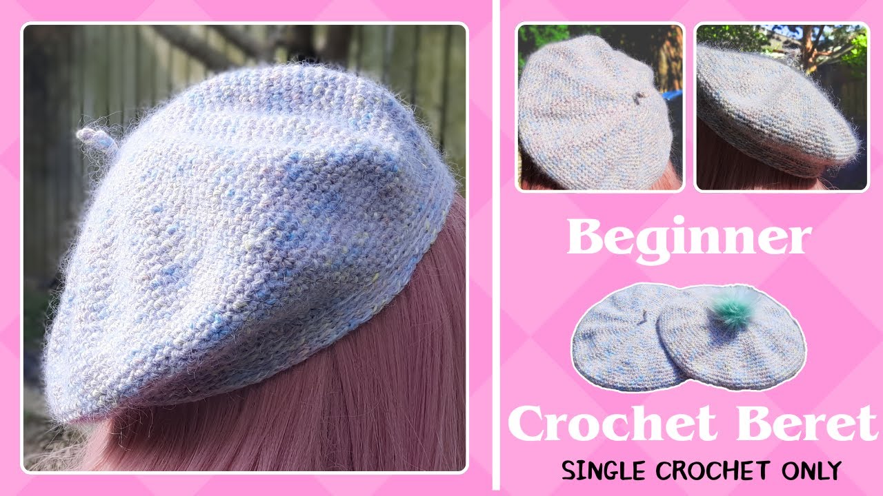 Beginners Easy Crochet Beret