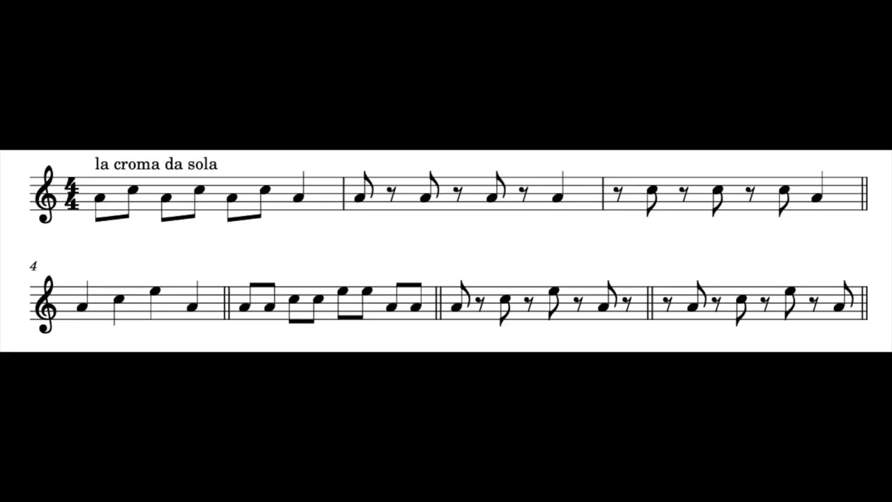 le basi del solfeggio, 5