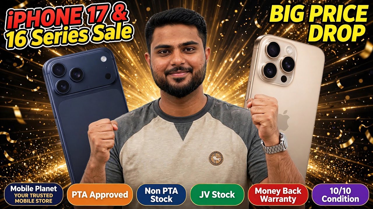 Big Sale On Iphone 17 & Iphone 16 Series Model | Challenging Price 💸 | PTA - NONPTA - JV 😍