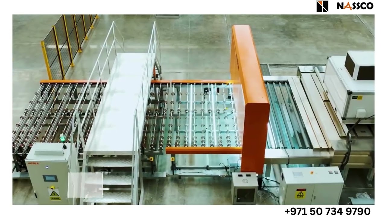 Yinrui architectural glass production AUTOMATION line - Taiwan glass Chengdu project