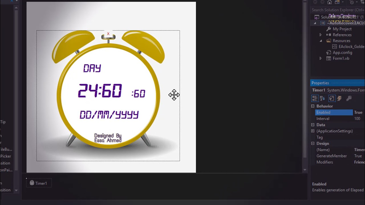How To Create A Digital Clock Using Visual Basic .NET