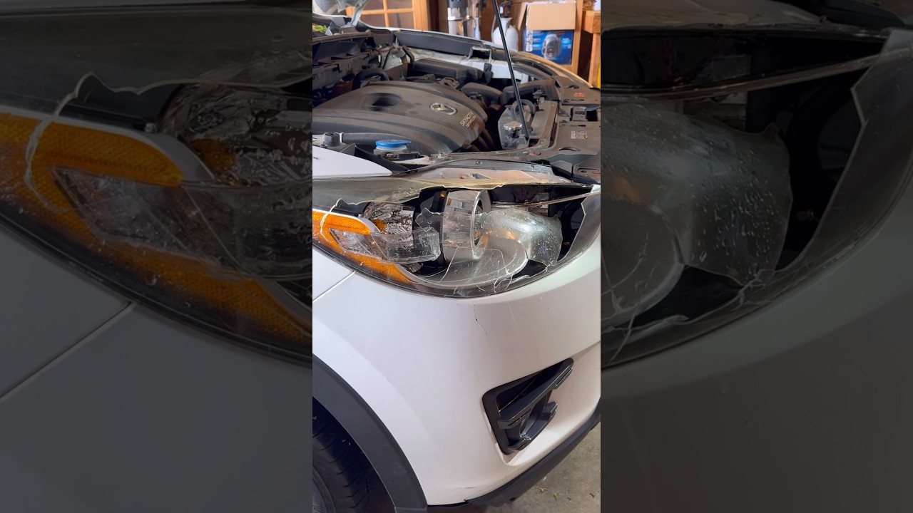 how to repair a damaged car MAZDA cx-5 #diy #asmr #fix #mazda