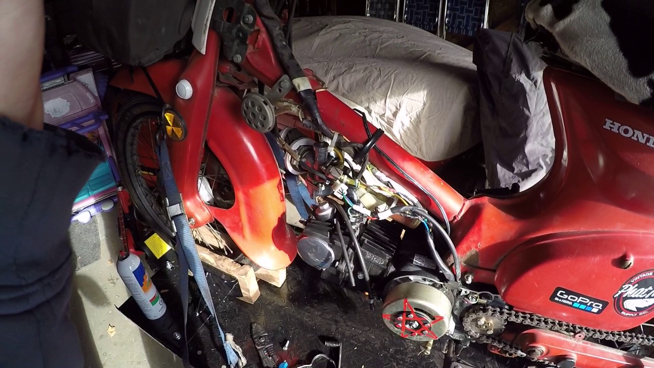 How to wire a Lifan Honda clone to a 1982 Honda C70 Passport