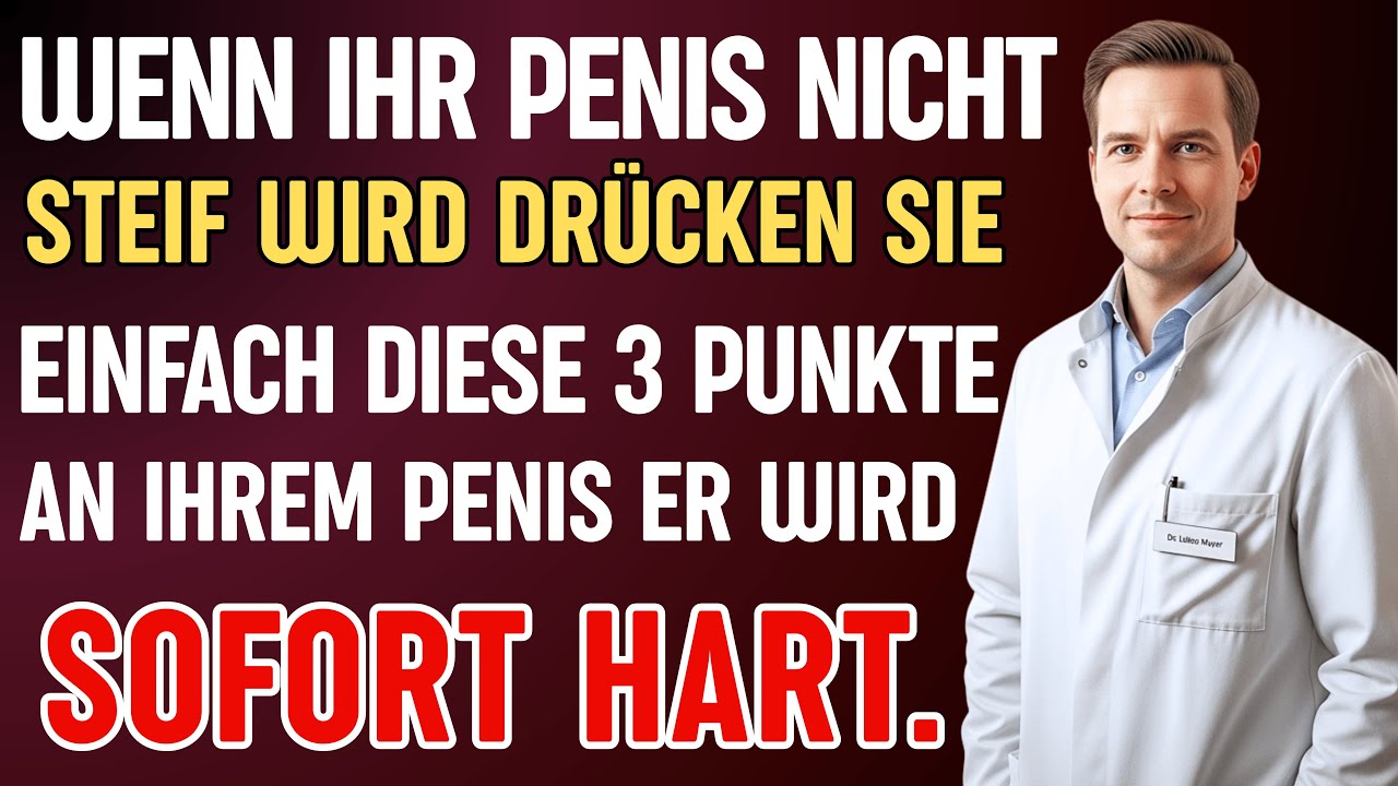 Drücke Diese 3 Punkte und Wache Jeden Morgen Hart auf – Für Männer über 60