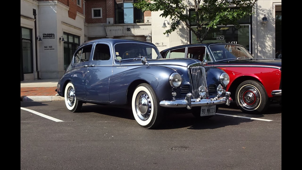 1953 Sunbeam-Talbot 90 4-дверный седан MK II и звук двигателя в моей автомобильной истории с Лу К...