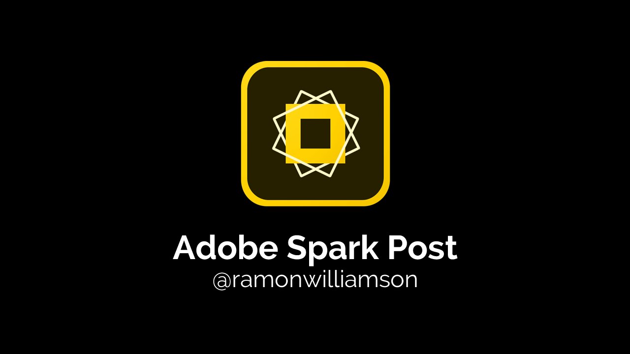 Adobe Spark Post Tutorial (Formally Adobe Post)